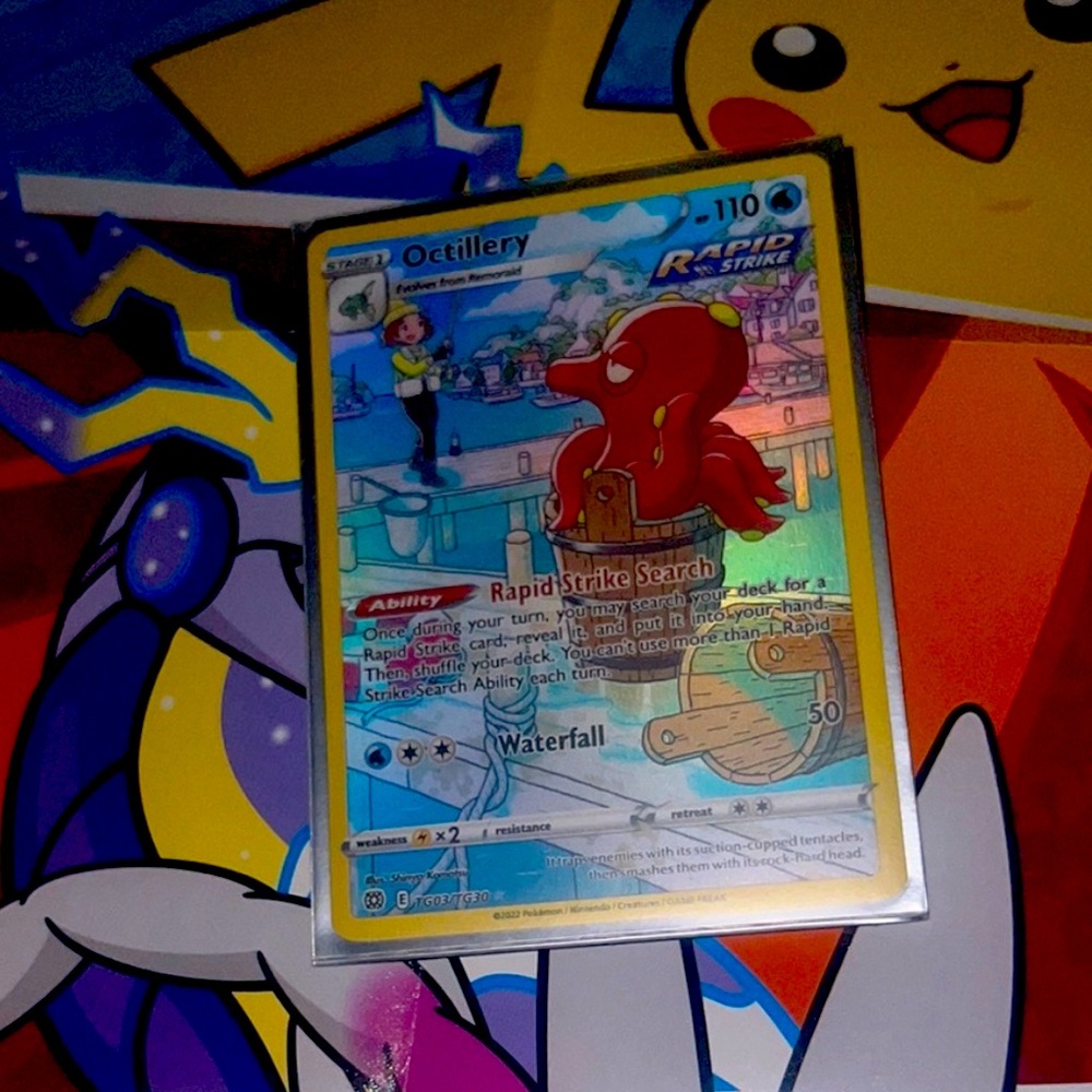 Octillery Brilliant Stars Full Art Pokémon Card